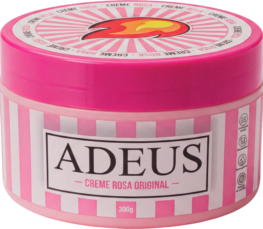 Creme Rosa Adeus em uso